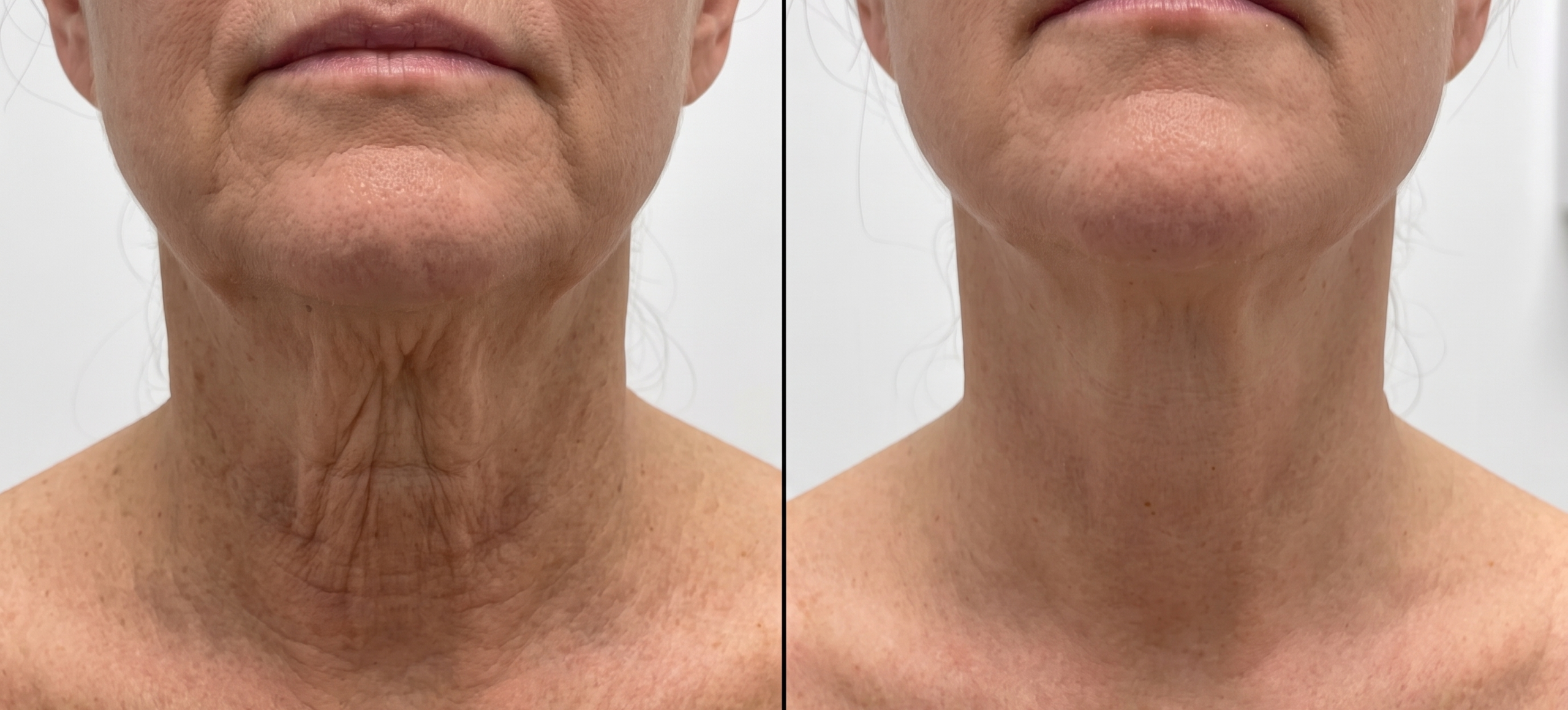 neck microneedling before and after neck microneedling before and after